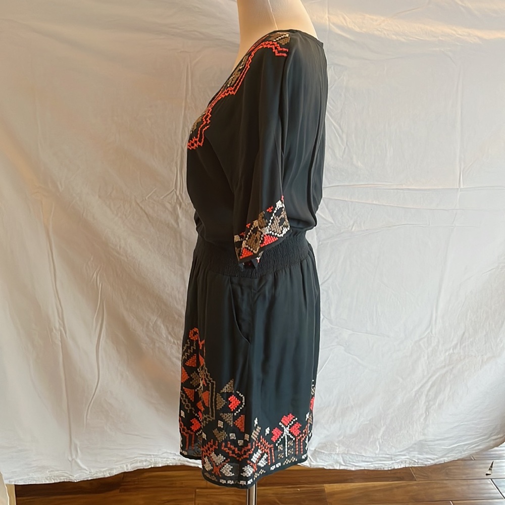 Embroidered Mini-dress/Romper - Picture 7 of 8